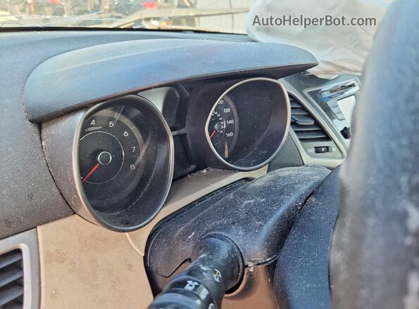 5NPDH4AE4GH737260 2016 HYUNDAI ELANTRA Черный Вид щитка приборов