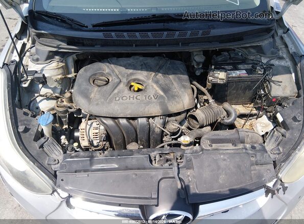 5NPDH4AE4GH751689 2016 HYUNDAI ELANTRA Silver Հետևի տեսք