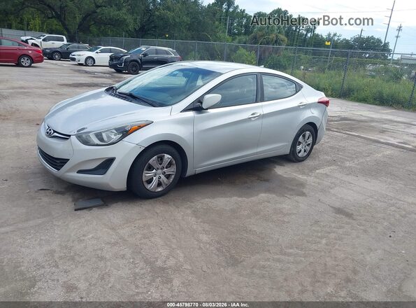 5NPDH4AE4GH752714 2016 HYUNDAI ELANTRA Silver Front left