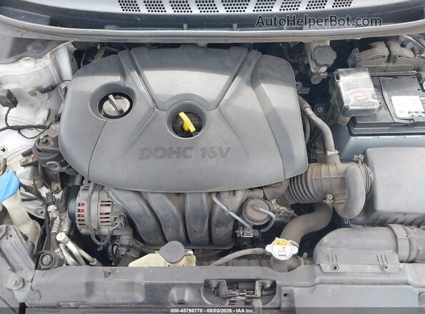 5NPDH4AE4GH752714 2016 HYUNDAI ELANTRA Silver Rear view