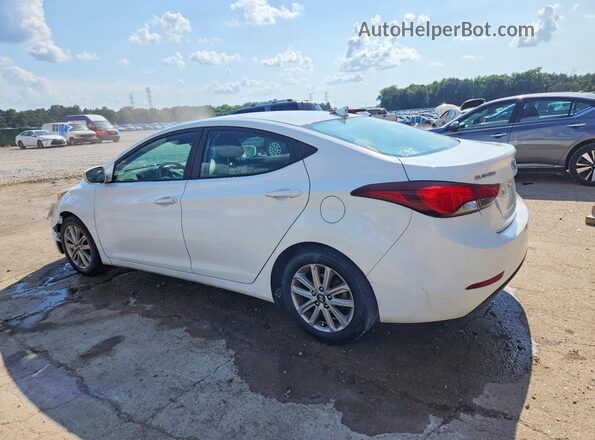 5NPDH4AE4GH762871 2016 HYUNDAI ELANTRA White Trasero izquierdo