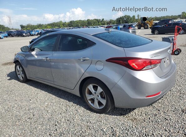 5NPDH4AE4GH788564 2016 HYUNDAI ELANTRA Silver Trasero izquierdo