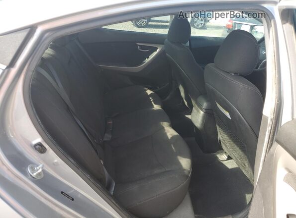 5NPDH4AE4GH788564 2016 HYUNDAI ELANTRA Silver Vista de los asientos traseros