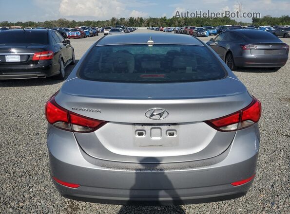 5NPDH4AE4GH788564 2016 HYUNDAI ELANTRA Silver Vista trasera