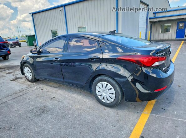 5NPDH4AE5GH663251 2016 HYUNDAI ELANTRA Black Trasero izquierdo
