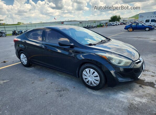 5NPDH4AE5GH663251 2016 HYUNDAI ELANTRA Black Delantero derecho