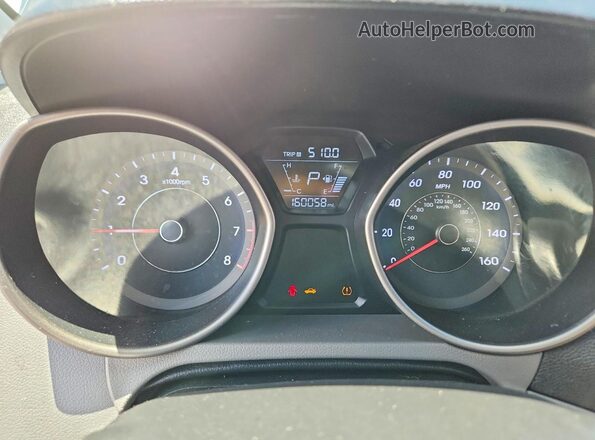 5NPDH4AE5GH663251 2016 HYUNDAI ELANTRA Black Vista del cuadro de instrumentos
