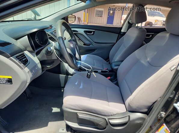 5NPDH4AE5GH663251 2016 HYUNDAI ELANTRA Black Vista interior delantera