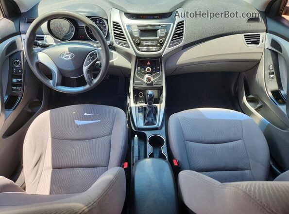 5NPDH4AE5GH663251 2016 HYUNDAI ELANTRA Black Vista del salpicadero