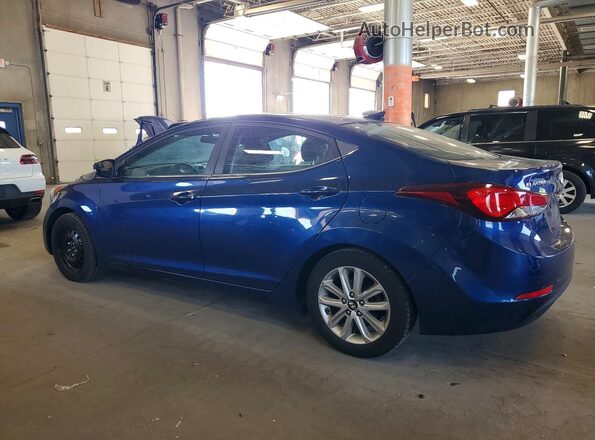 5NPDH4AE5GH686769 2016 HYUNDAI ELANTRA Black უკანა მარცხენა
