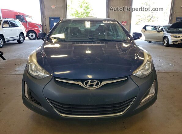 5NPDH4AE5GH686769 2016 HYUNDAI ELANTRA Black წინა ხედი