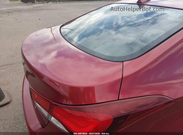 5NPDH4AE5GH703277 2016 HYUNDAI ELANTRA Красный Вид спереди