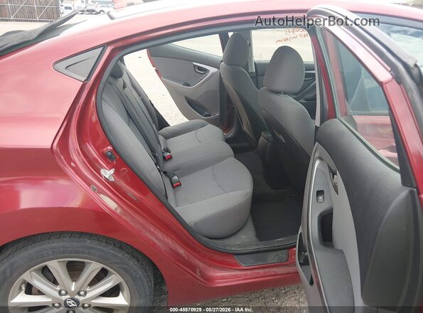 5NPDH4AE5GH703277 2016 HYUNDAI ELANTRA Красный Вид наклейки с VIN-кодом