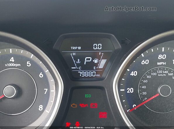 5NPDH4AE5GH706003 2016 HYUNDAI ELANTRA Красный 