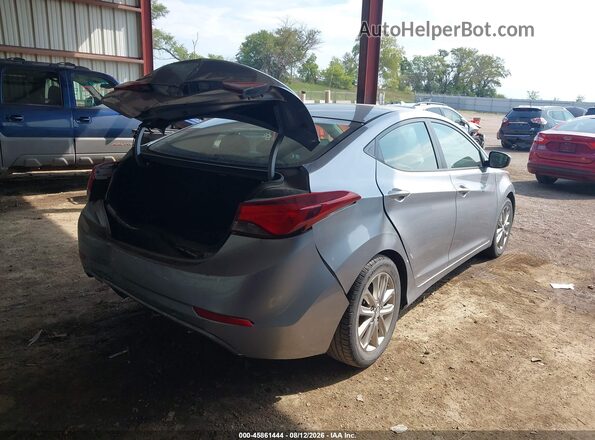 5NPDH4AE5GH708091 2016 HYUNDAI ELANTRA Silver Задня права чверть