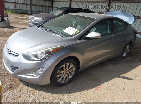 5NPDH4AE5GH708091 2016 HYUNDAI ELANTRA Silver Передня ліва чверть