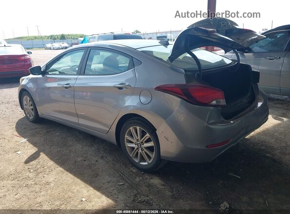 5NPDH4AE5GH708091 2016 HYUNDAI ELANTRA Silver Задня ліва чверть