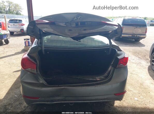 5NPDH4AE5GH708091 2016 HYUNDAI ELANTRA Silver Вид спереду