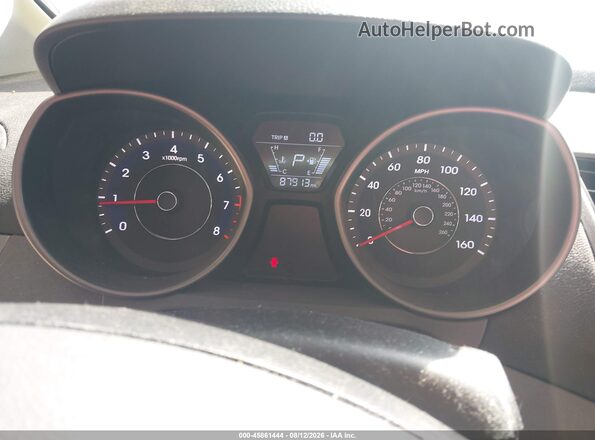 5NPDH4AE5GH708091 2016 HYUNDAI ELANTRA Silver Вид задніх сидінь