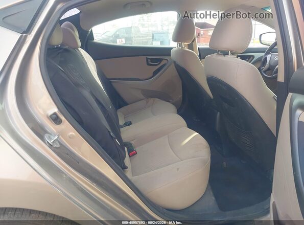 5NPDH4AE5GH709757 2016 HYUNDAI ELANTRA Brown Widok naklejki z numerem VIN