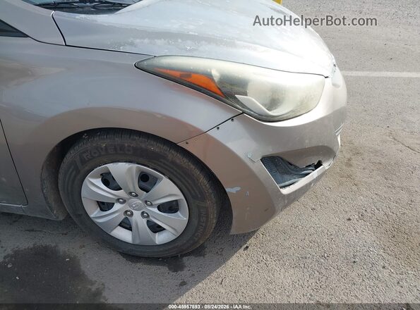 5NPDH4AE5GH709757 2016 HYUNDAI ELANTRA Brown 