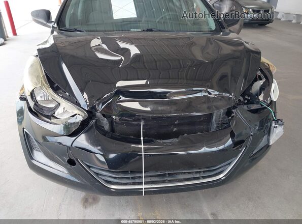 5NPDH4AE5GH720354 2016 HYUNDAI ELANTRA Черный Вид спереди