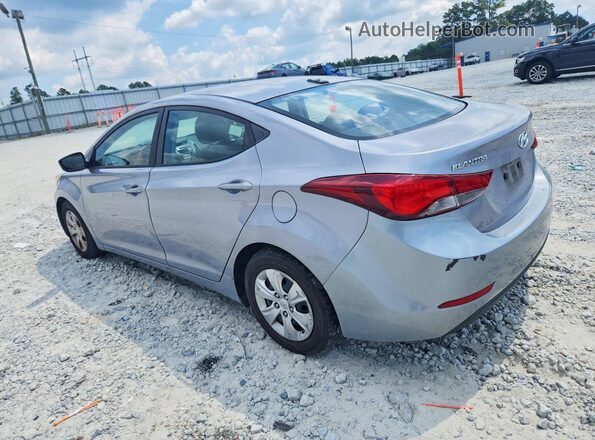 5NPDH4AE5GH738630 2016 HYUNDAI ELANTRA Gray Trasero izquierdo