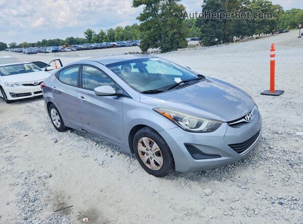 5NPDH4AE5GH738630 2016 HYUNDAI ELANTRA Gray Vista trasera