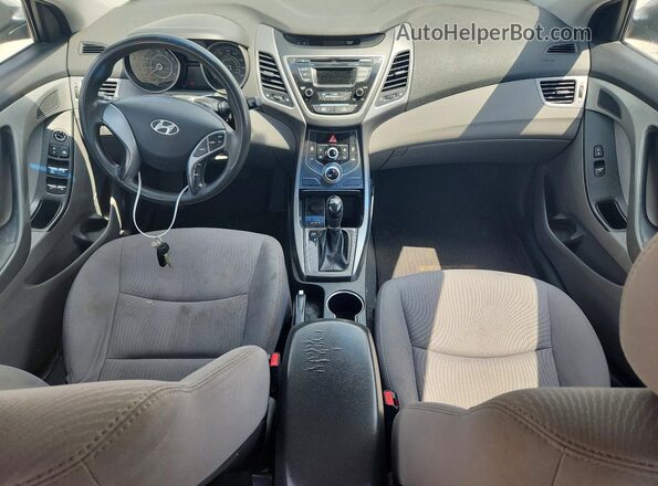 5NPDH4AE5GH738630 2016 HYUNDAI ELANTRA Gray Vista del compartimento del motor