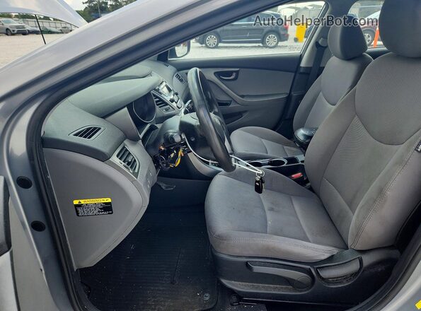 5NPDH4AE5GH738630 2016 HYUNDAI ELANTRA Gray Vista de los asientos traseros