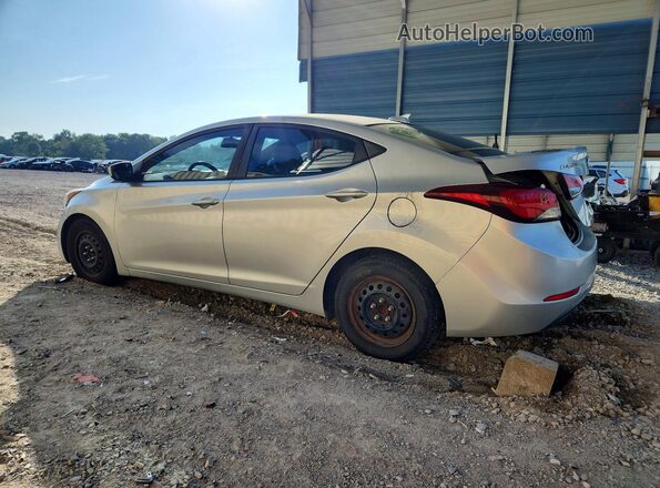 5NPDH4AE5GH740684 2016 HYUNDAI ELANTRA Silver Задня ліва чверть