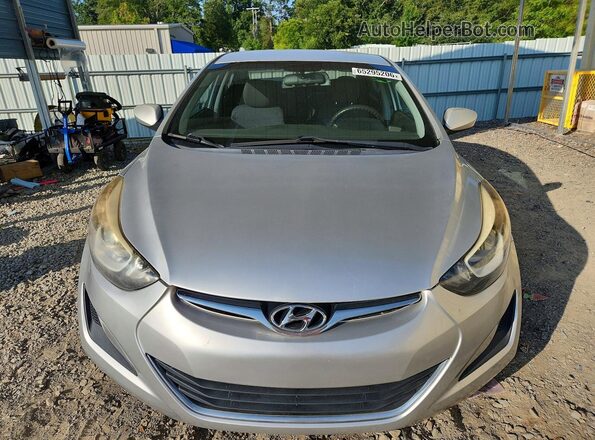 5NPDH4AE5GH740684 2016 HYUNDAI ELANTRA Silver Вид спереду