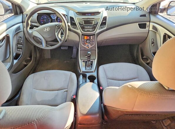 5NPDH4AE5GH740684 2016 HYUNDAI ELANTRA Silver Вид панелі приладів