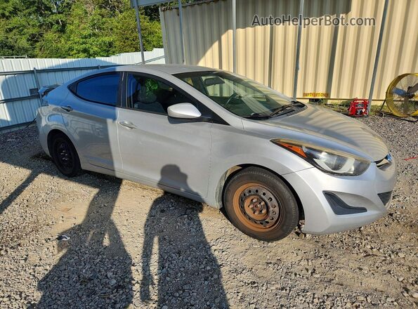 5NPDH4AE5GH740684 2016 HYUNDAI ELANTRA Silver Передня права чверть