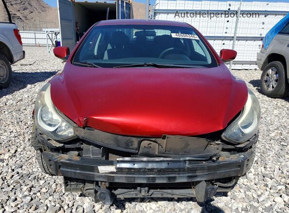 5NPDH4AE5GH740829 2016 HYUNDAI ELANTRA Red წინა ხედი