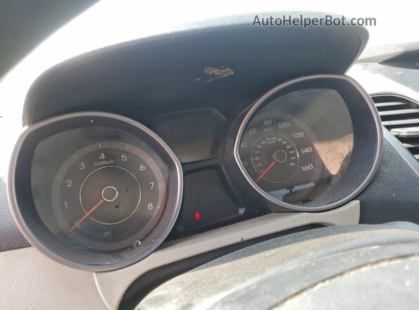 5NPDH4AE5GH778500 2016 HYUNDAI ELANTRA Red Instrument cluster view
