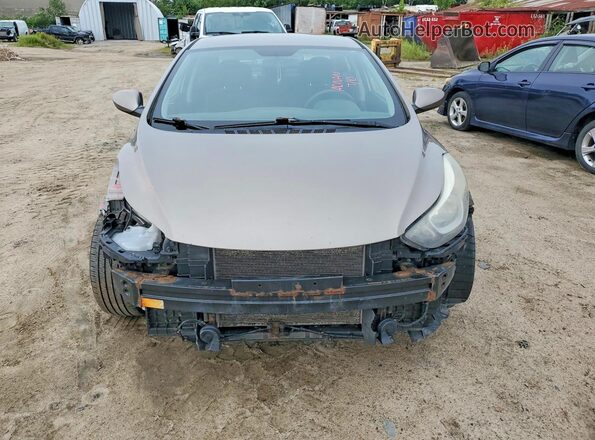 5NPDH4AE5GH795748 2016 HYUNDAI ELANTRA Beige Դիմացի տեսք