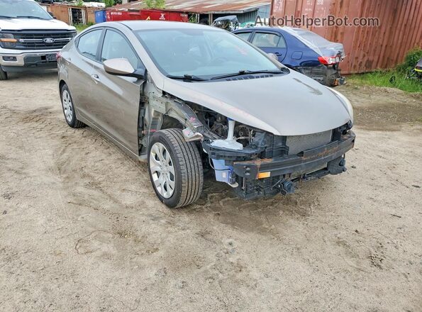 5NPDH4AE5GH795748 2016 HYUNDAI ELANTRA Beige Առջևի աջ