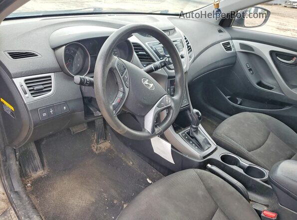 5NPDH4AE5GH795748 2016 HYUNDAI ELANTRA Beige Առջևի վահանակի տեսք