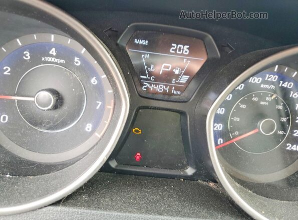 5NPDH4AE5GH795748 2016 HYUNDAI ELANTRA Beige Սարքավորումների վահանակի տեսք