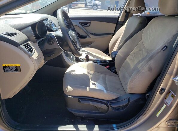 5NPDH4AE6GH667230 2016 HYUNDAI ELANTRA Gray წინა სალონის ხედი