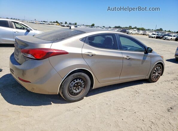 5NPDH4AE6GH667230 2016 HYUNDAI ELANTRA Gray უკანა მარჯვენა