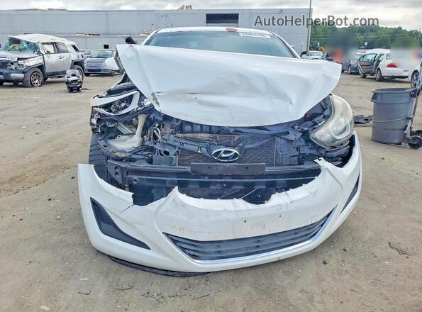 5NPDH4AE6GH671617 2016 HYUNDAI ELANTRA White Вид спереду