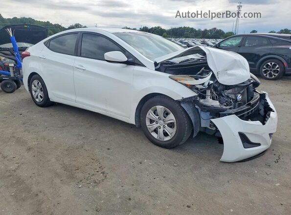 5NPDH4AE6GH671617 2016 HYUNDAI ELANTRA White Передня права чверть