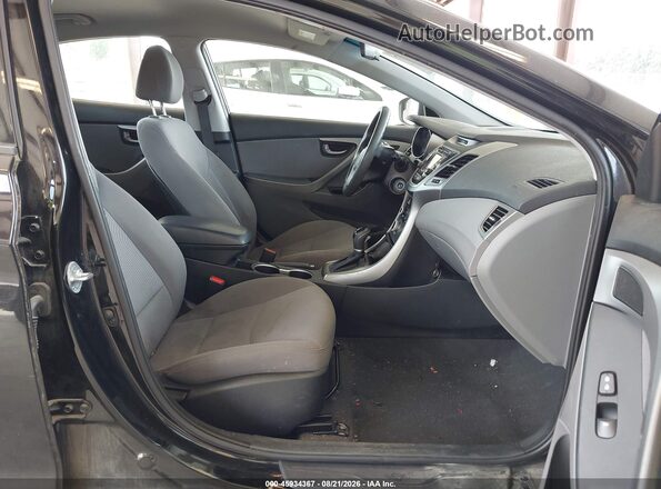 5NPDH4AE6GH673545 2016 HYUNDAI ELANTRA Black Սալոնի դիմացի տեսք