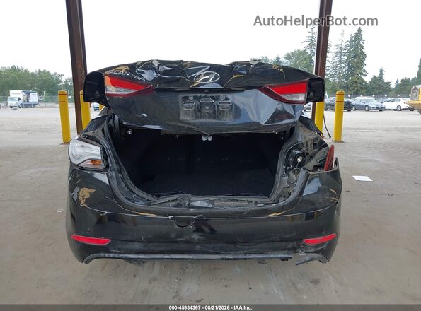 5NPDH4AE6GH673545 2016 HYUNDAI ELANTRA Black 