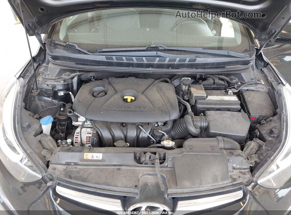 5NPDH4AE6GH673545 2016 HYUNDAI ELANTRA Black Հետևի տեսք