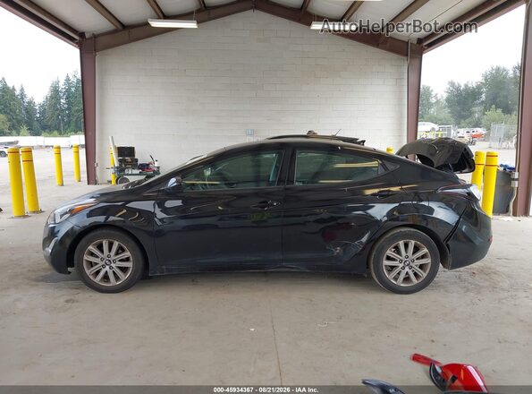 5NPDH4AE6GH673545 2016 HYUNDAI ELANTRA Black 