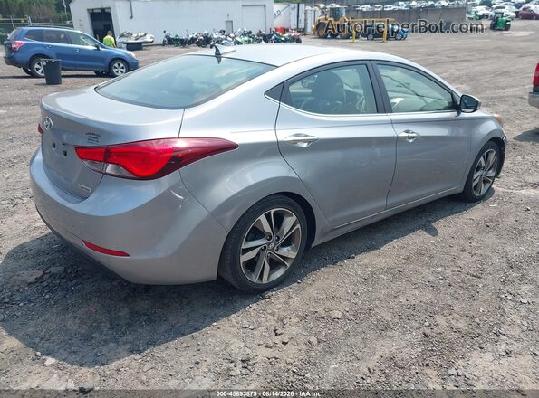 5NPDH4AE6GH673822 2016 HYUNDAI ELANTRA Silver Задня права чверть
