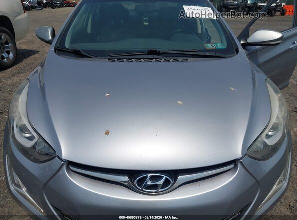 5NPDH4AE6GH673822 2016 HYUNDAI ELANTRA Silver Вид спереду